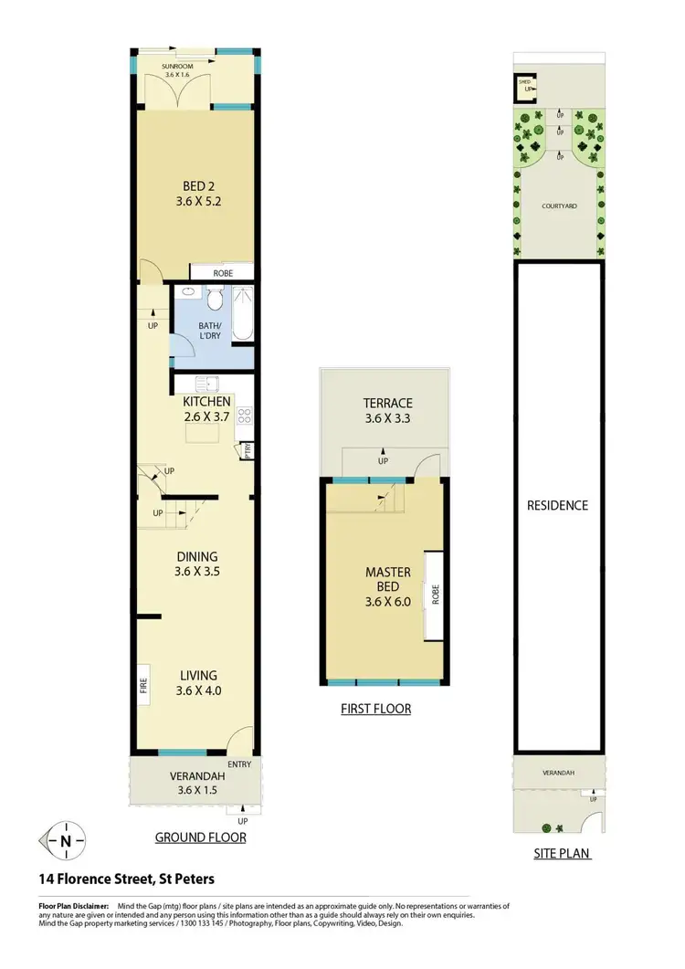Floorplan of Homely house listing, 14 Florence Street, St Peters NSW 2044