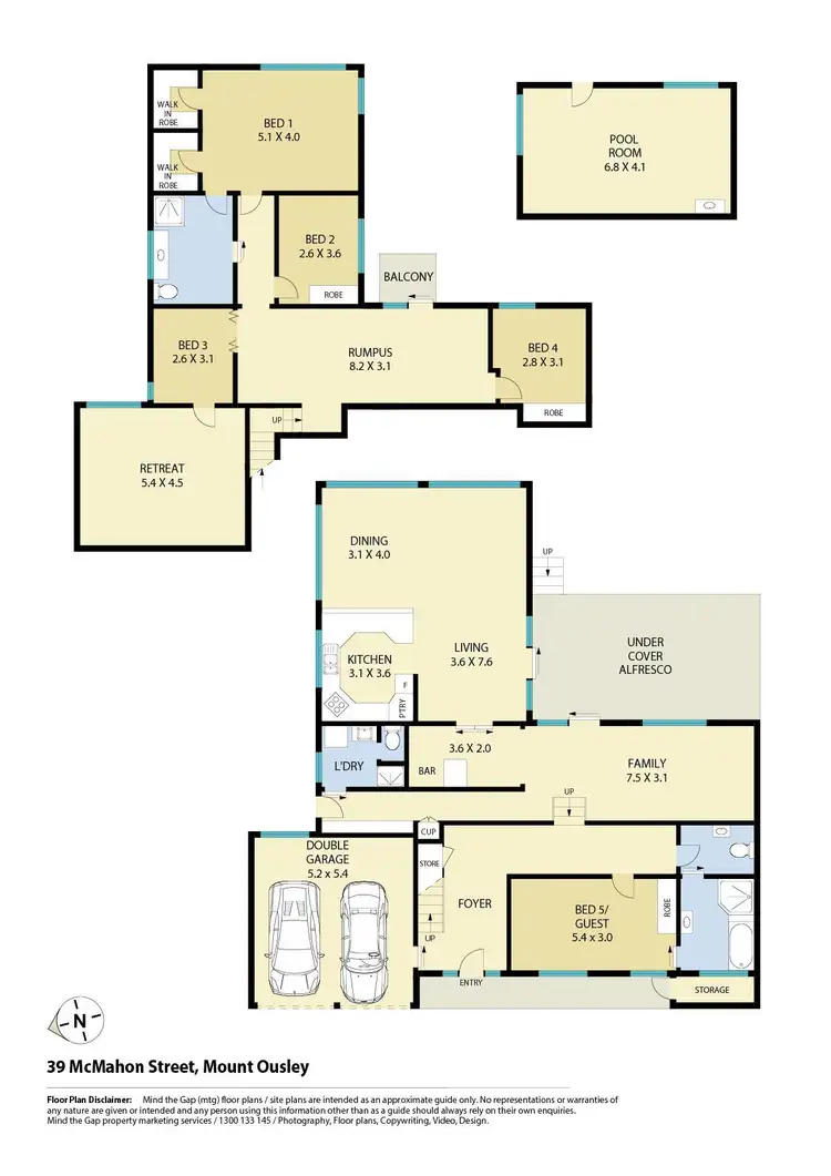 Floorplan of Homely house listing, 39 McMahon Street, Mount Ousley NSW 2519