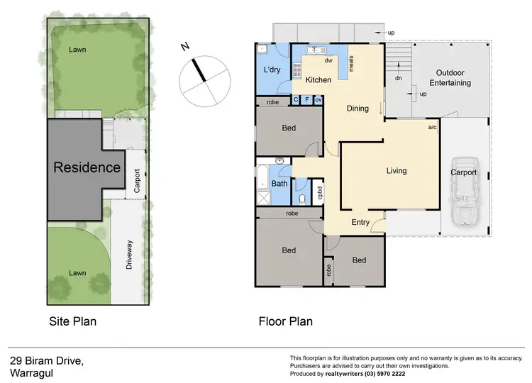 Floorplan of Homely house listing, 29 Biram Drive, Warragul VIC 3820