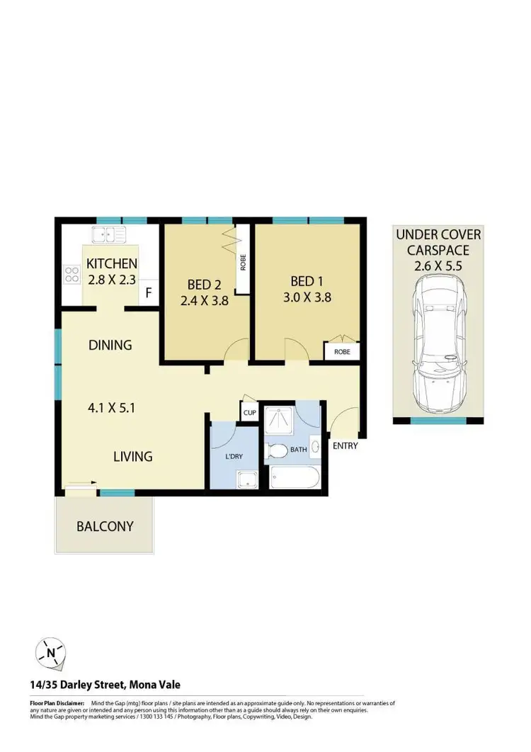 Floorplan of Homely unit listing, 14/35 Darley Street, Mona Vale NSW 2103