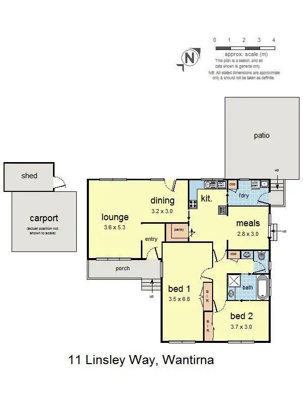 Floorplan of Homely house listing, 11 Linsley Way, Wantirna VIC 3152