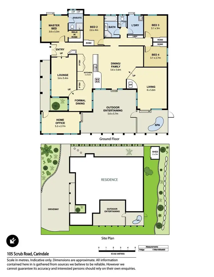 Floorplan of Homely house listing, 105 Scrub Road, Carindale QLD 4152