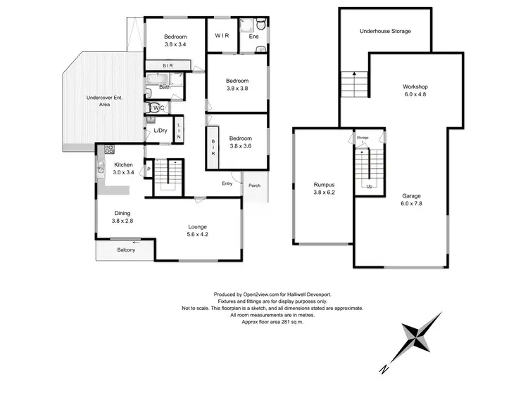 Floorplan of Homely house listing, 51 Lyons Avenue, Miandetta TAS 7310