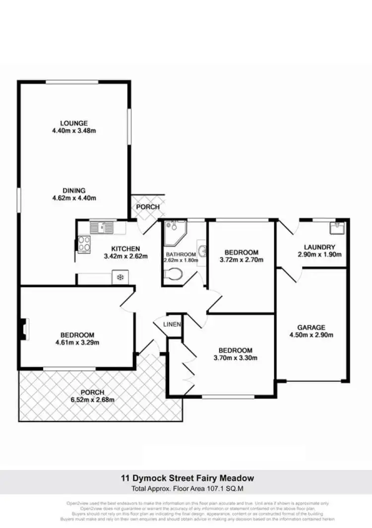 Floorplan of Homely house listing, 11 Dymock Street, Fairy Meadow NSW 2519