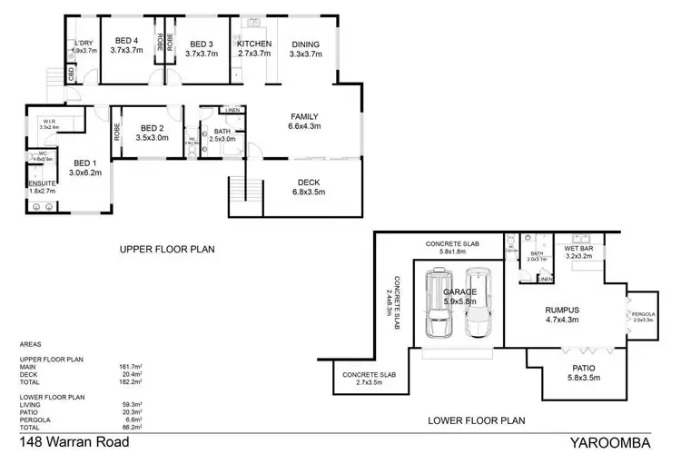 Floorplan of Homely house listing, 148 Warran Road, Yaroomba QLD 4573