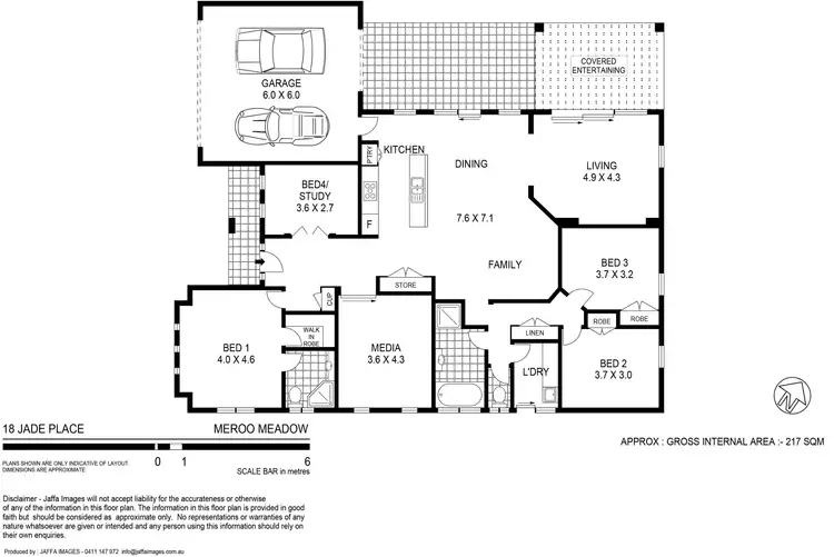 Floorplan of Homely house listing, 18 Jade Place, Meroo Meadow NSW 2540