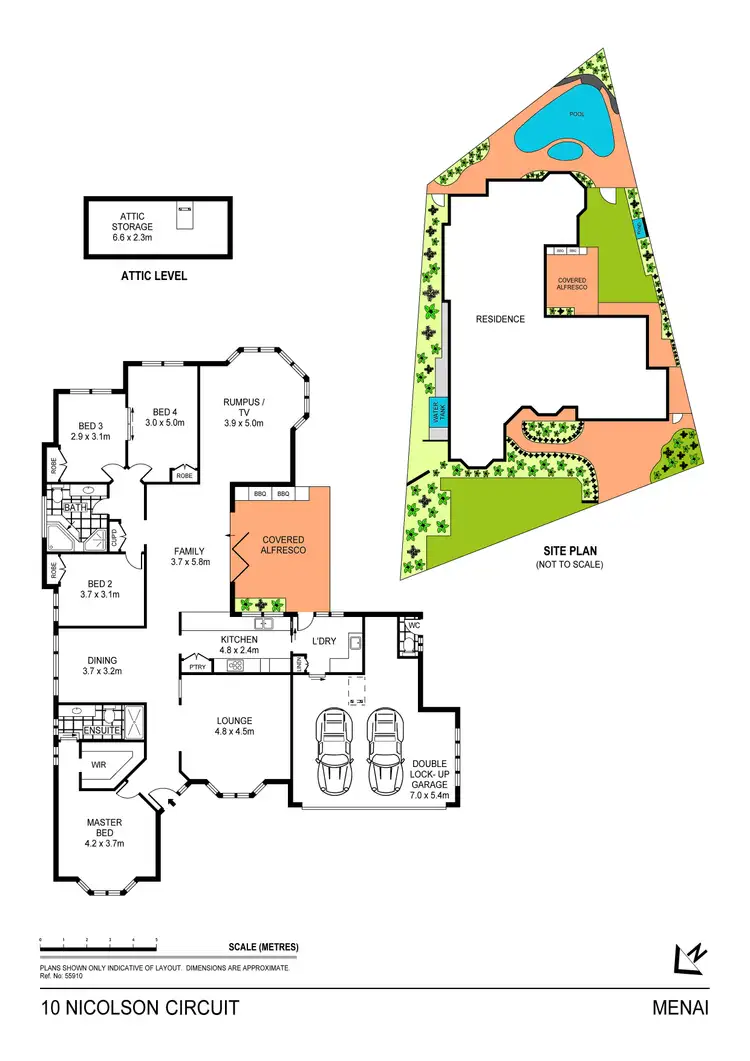 Floorplan of Homely house listing, 10 Nicolson Circuit, Menai NSW 2234