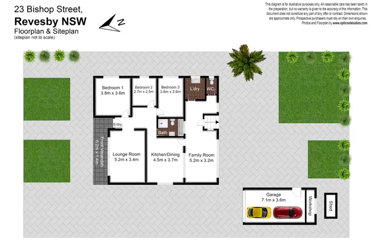 Floorplan of Homely house listing, 23 Bishop Street, Revesby NSW 2212