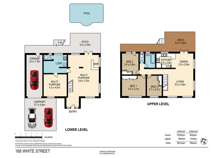Floorplan of Homely house listing, 166 White Street, Graceville QLD 4075