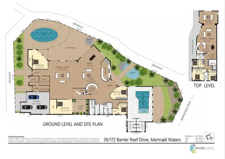 Floorplan of Homely house listing, 39/172 Barrier Reef Drive, Mermaid Waters QLD 4218
