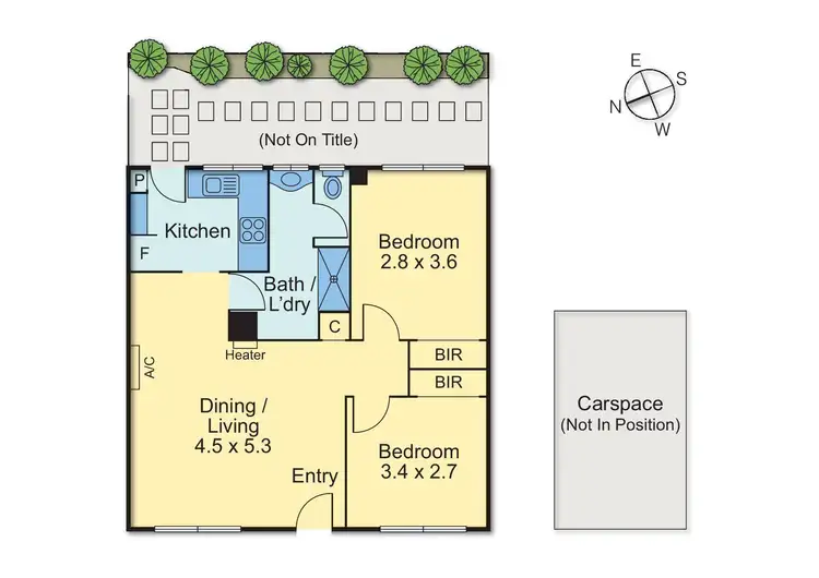 Floorplan of Homely apartment listing, 4/25 Martin Street, Thornbury VIC 3071