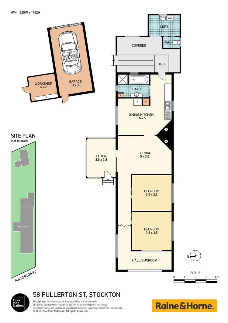 Floorplan of Homely house listing, 58 Fullerton Street, Stockton NSW 2295