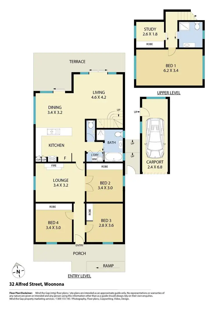 Floorplan of Homely house listing, 32 Alfred Street, Woonona NSW 2517
