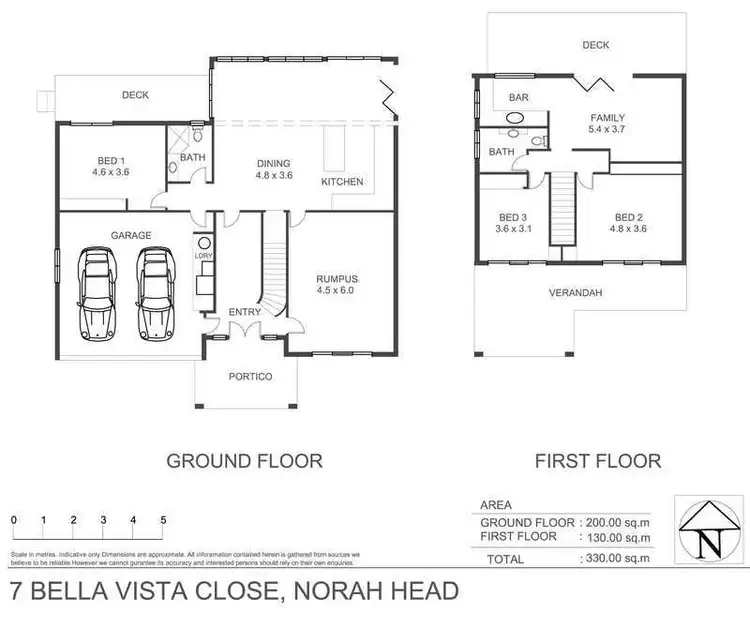 Floorplan of Homely house listing, 7 Bellevista Close, Norah Head NSW 2263