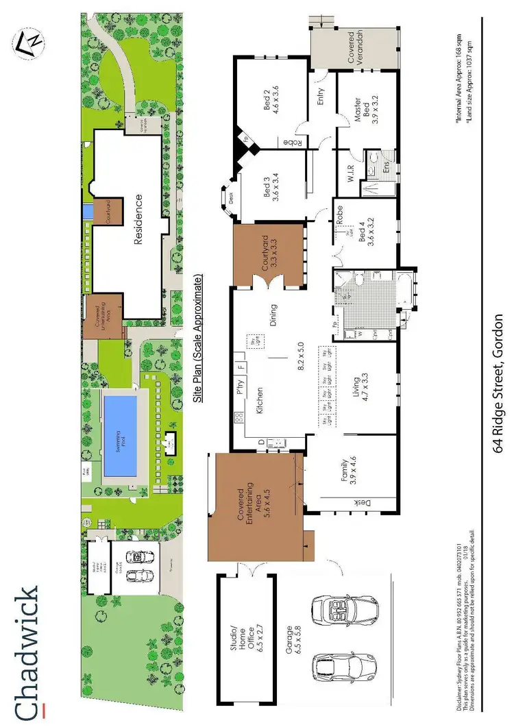 Floorplan of Homely house listing, 64 Ridge Street, Gordon NSW 2072