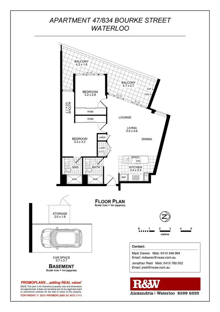 Floorplan of Homely apartment listing, 47/834 Bourke Street, Waterloo NSW 2017