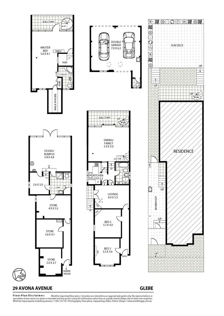 Floorplan of Homely house listing, 29 Avona Avenue, Glebe NSW 2037