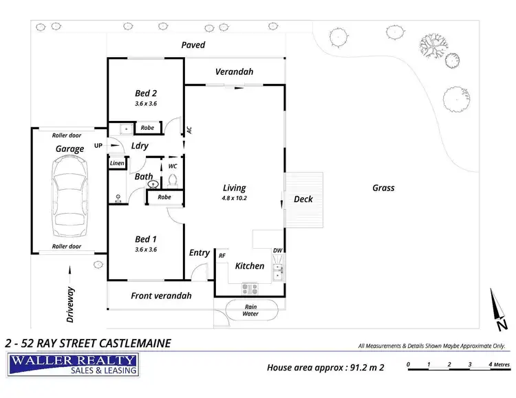Floorplan of Homely house listing, 52B Ray Street, Castlemaine VIC 3450