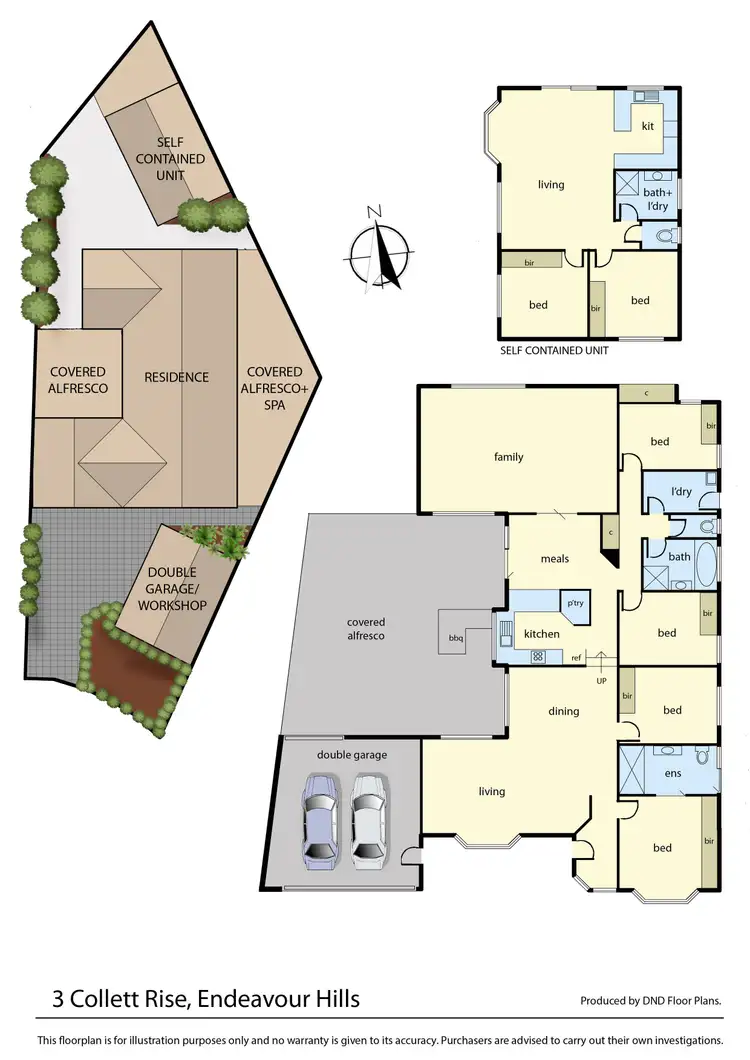 Floorplan of Homely house listing, 3 Collett Rise, Endeavour Hills VIC 3802