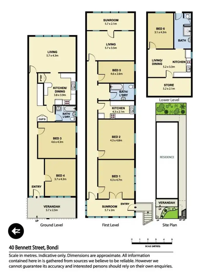 Floorplan of Homely house listing, 40 Bennett Street, Bondi NSW 2026