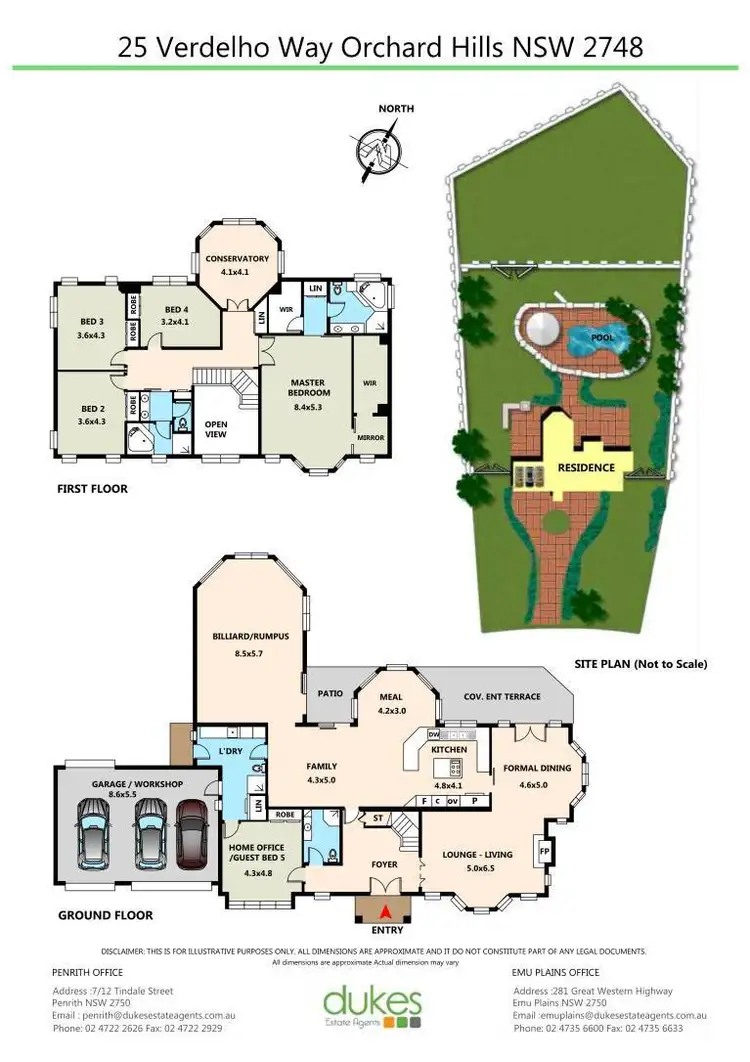 Floorplan of Homely house listing, 25 Verdelho Way, Orchard Hills NSW 2748