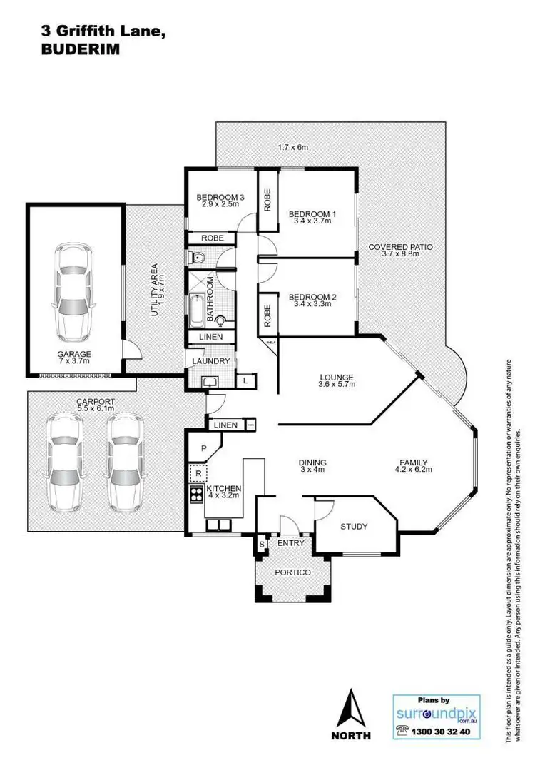 Floorplan of Homely house listing, 3 Griffith Lane, Buderim QLD 4556
