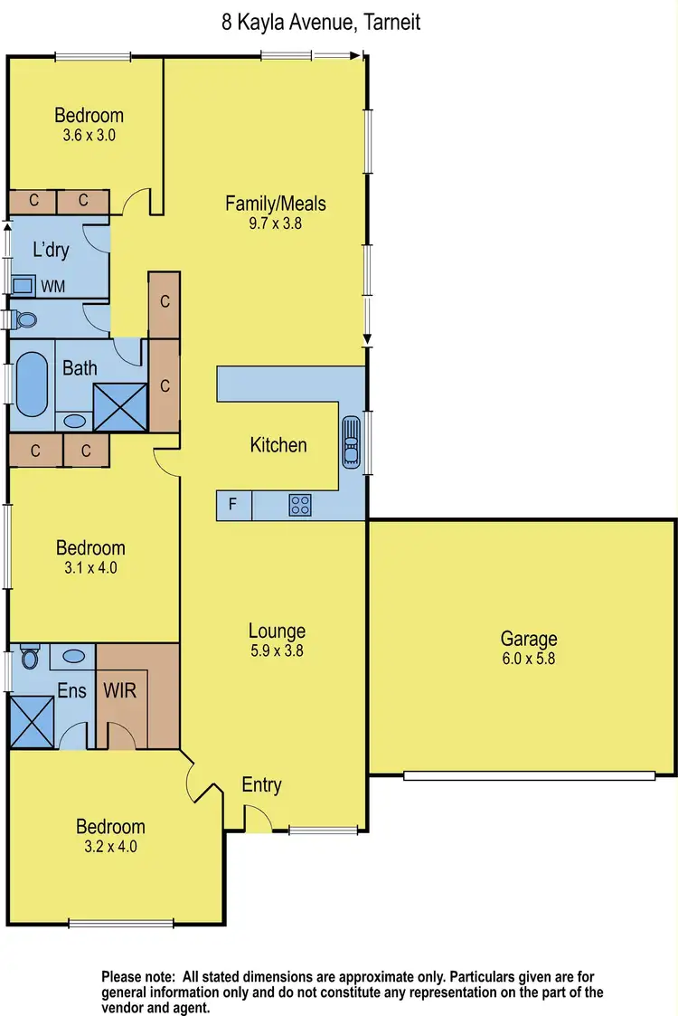 Floorplan of Homely house listing, 8 Kayla Avenue, Tarneit VIC 3029