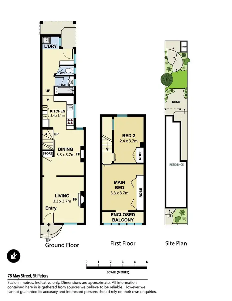 Floorplan of Homely house listing, 78 May Street, St Peters NSW 2044