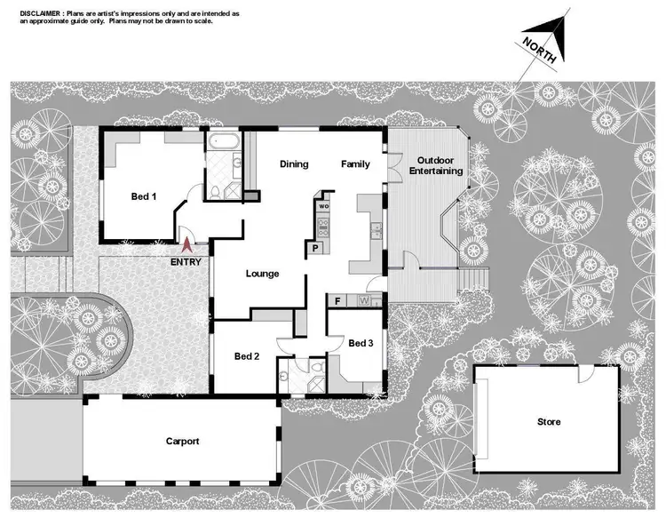 Floorplan of Homely house listing, 90 Finniss Crescent, Narrabundah ACT 2604