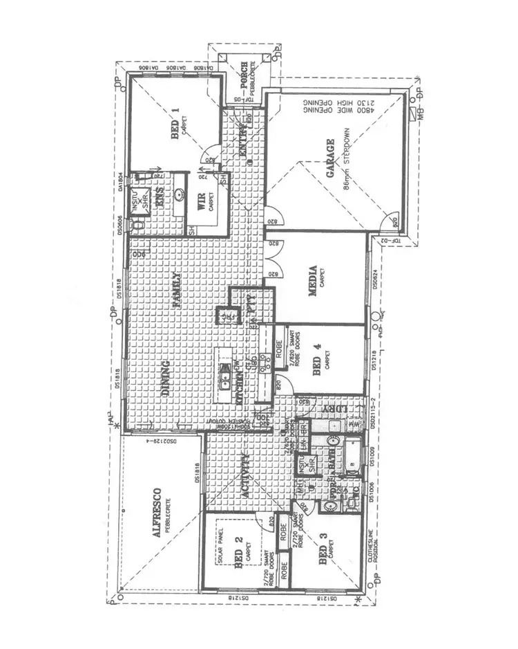 Floorplan of Homely house listing, 44 Olivia Drive, Mildura VIC 3500