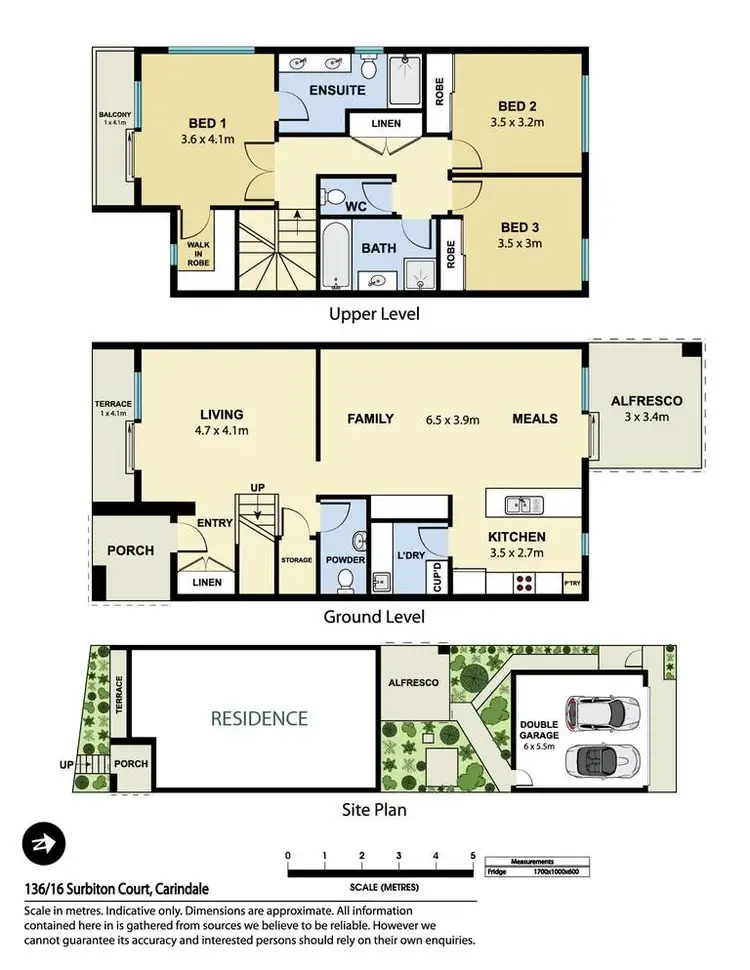 Floorplan of Homely townhouse listing, 136/16 Surbiton Court, Carindale QLD 4152