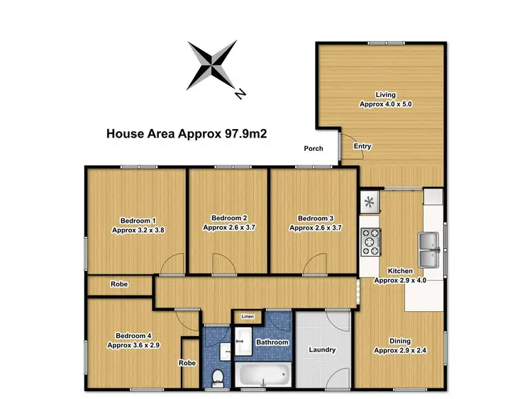 Floorplan of Homely house listing, Address available on request