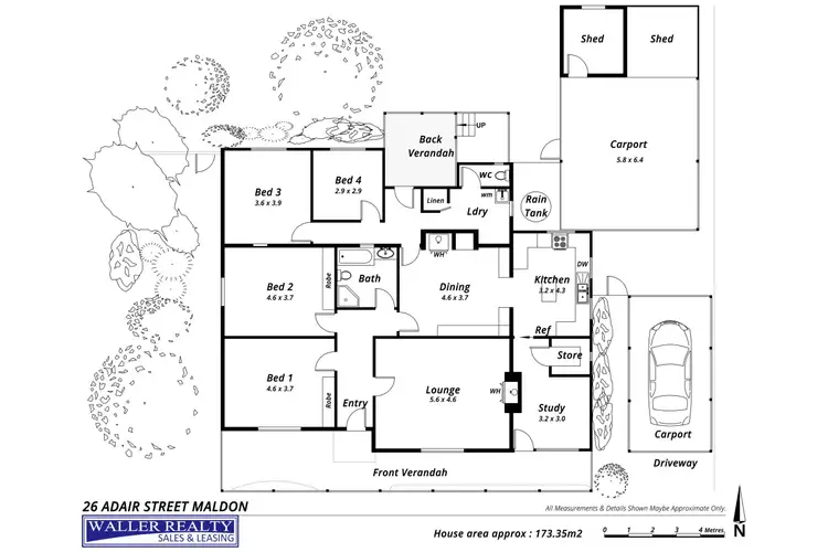 Floorplan of Homely house listing, 26 Adair Street, Maldon VIC 3463