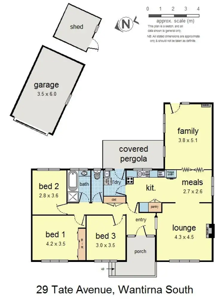 Floorplan of Homely house listing, 29 Tate Avenue, Wantirna South VIC 3152