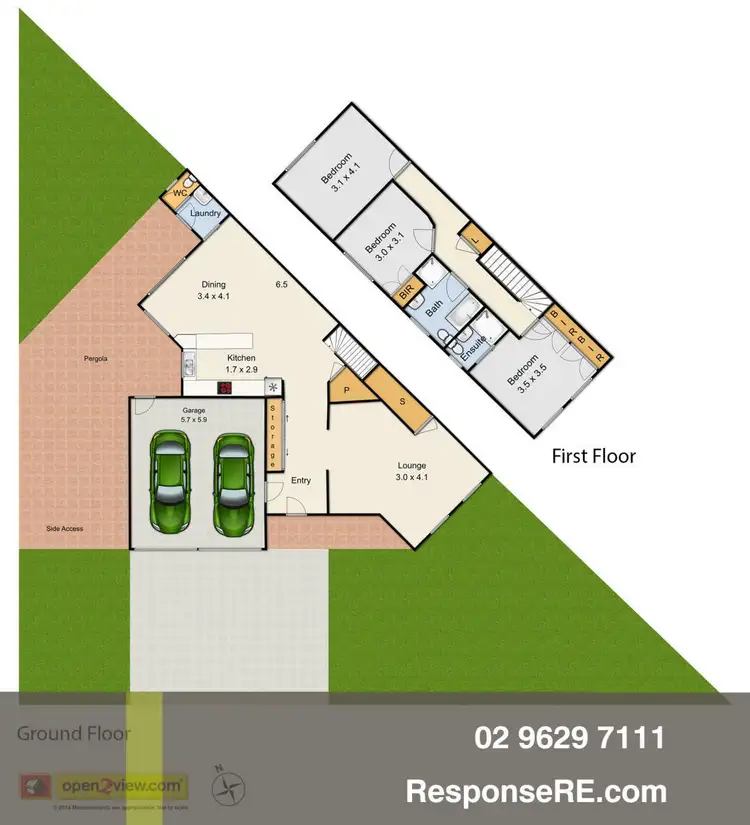 Floorplan of Homely semi-detached listing, 7 Dairy Court, Glenwood NSW 2768