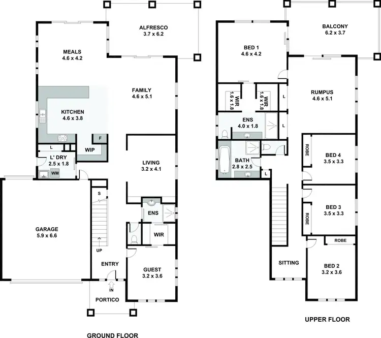 Floorplan of Homely house listing, 5 Hedgeley Close, Wantirna South VIC 3152