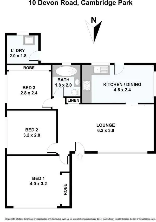 Floorplan of Homely house listing, 10 Devon Road, Cambridge Park NSW 2747