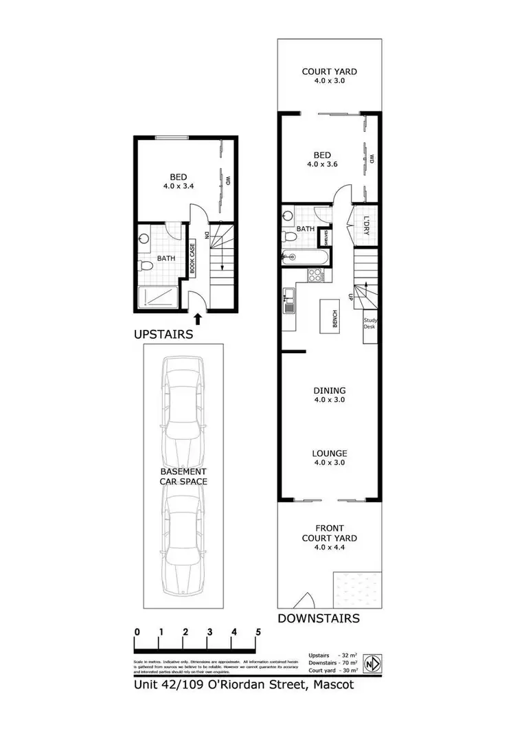 Floorplan of Homely apartment listing, 42/109 O'riordan Street, Mascot NSW 2020