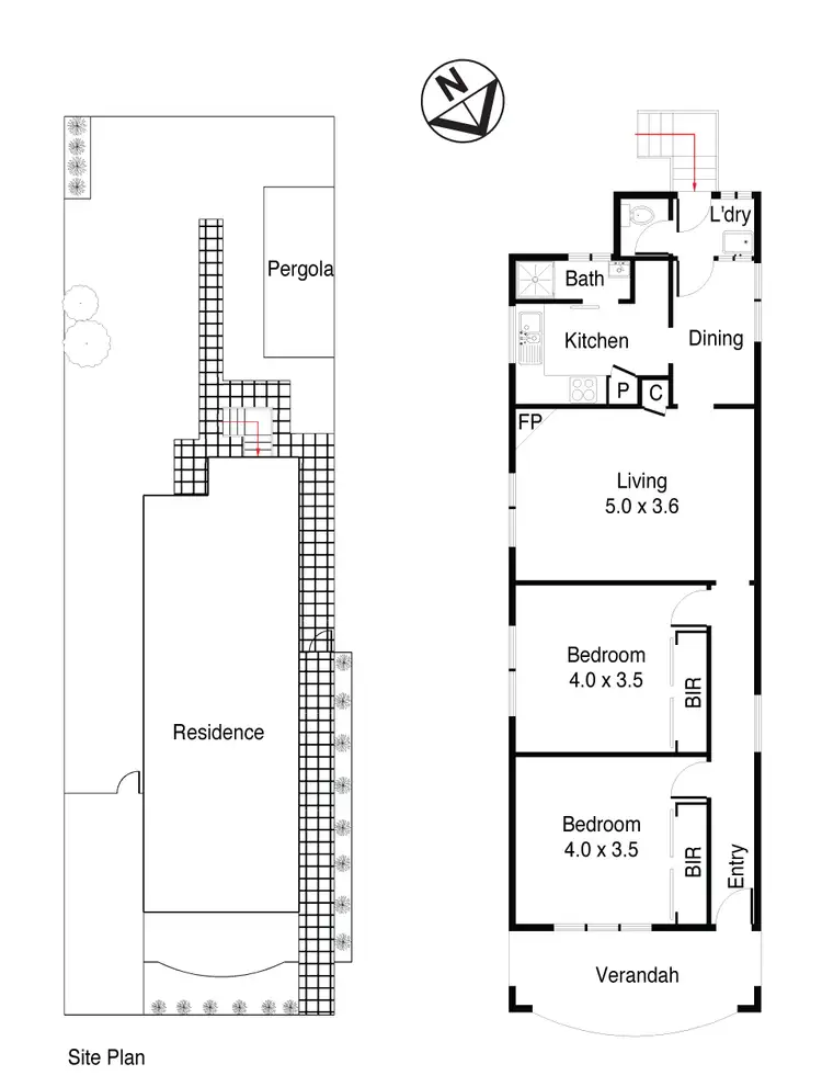 Floorplan of Homely house listing, 12 Milton Street, Leichhardt NSW 2040