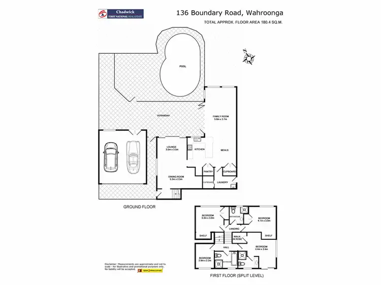 Floorplan of Homely house listing, 136 Boundary Road, Wahroonga NSW 2076
