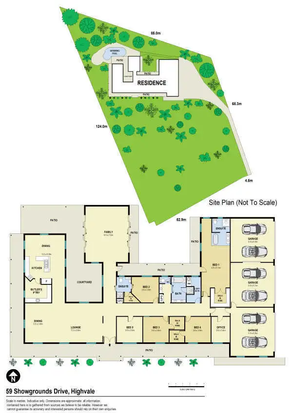 Floorplan of Homely house listing, 59 Showgrounds Drive, Highvale QLD 4520
