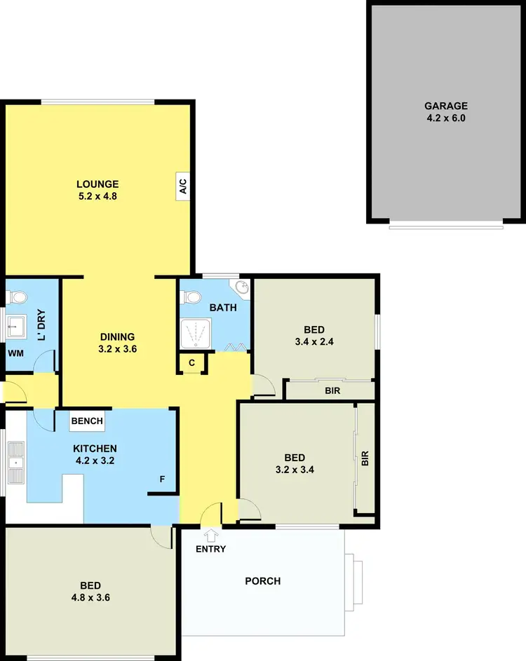 Floorplan of Homely house listing, 5 Patrick Street, Glenroy VIC 3046