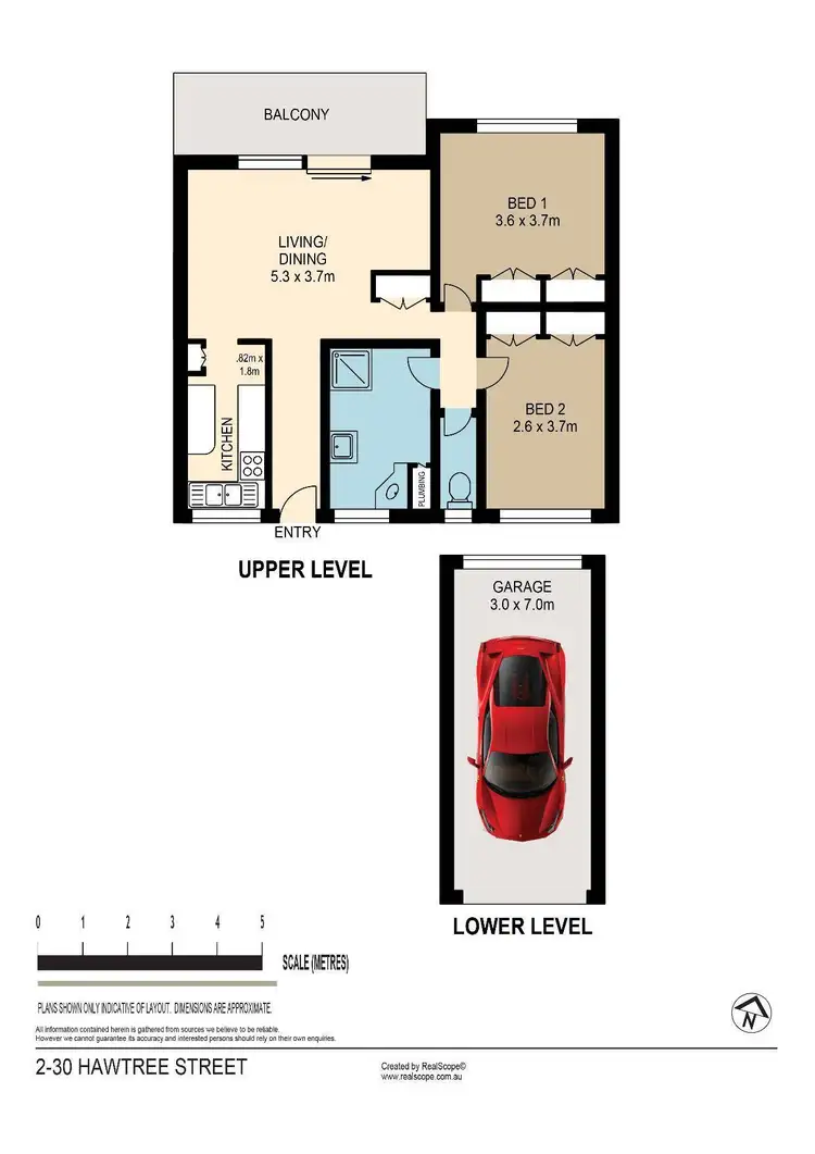 Floorplan of Homely apartment listing, 2/30 Hawtree Street, Moorooka QLD 4105
