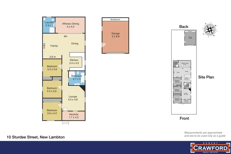 Floorplan of Homely house listing, 10 Sturdee Street, New Lambton NSW 2305