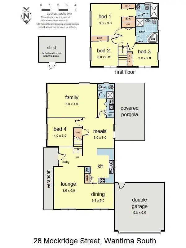 Floorplan of Homely house listing, 28 Mockridge Street, Wantirna South VIC 3152