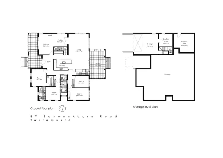 Floorplan of Homely house listing, 87 Bannockburn Road, Turramurra NSW 2074