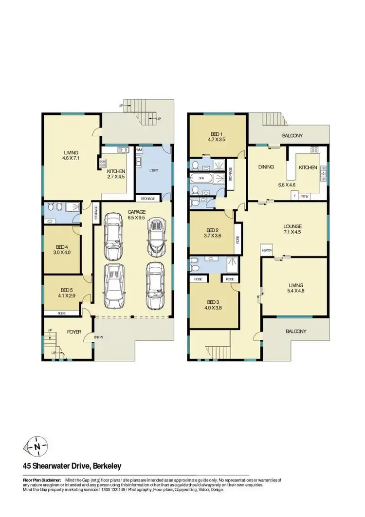 Floorplan of Homely house listing, 45 Shearwater Drive, Berkeley NSW 2506