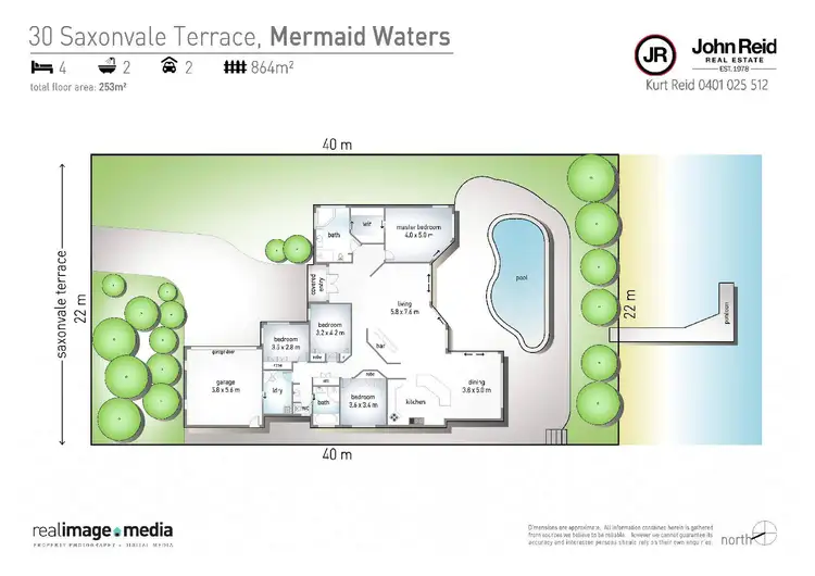 Floorplan of Homely house listing, 30 Saxonvale Terrace, Mermaid Waters QLD 4218