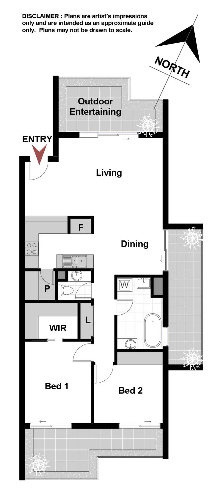 Floorplan of Homely apartment listing, 22/43-51 Giles Street, Kingston ACT 2604