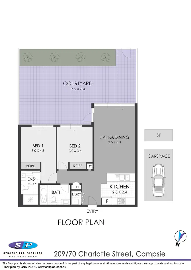 Floorplan of Homely apartment listing, 209/70 Charlotte Street, Clemton Park NSW 2206